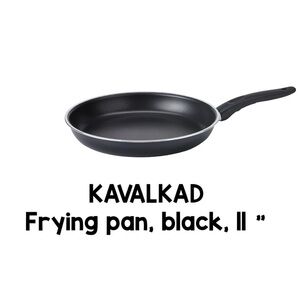 🍒🍒 (Discontinued) KAVALKAD Frying pan, black, 11 "